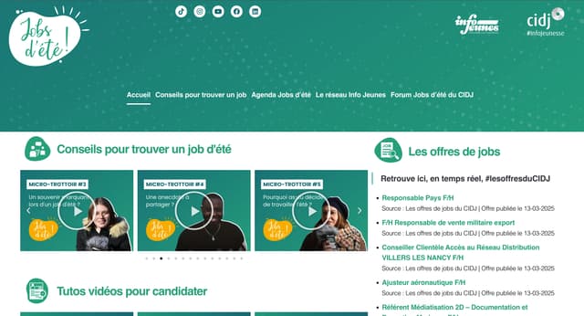 Jobs d'été